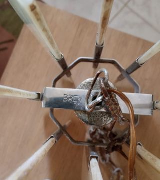 Lampada a sospensione Mid-Century in onice