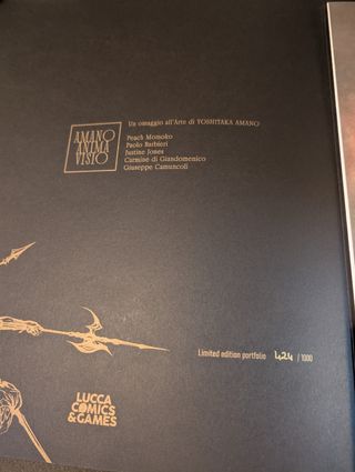 Amano Anima Visio - Portfolio Lucca comics limited
