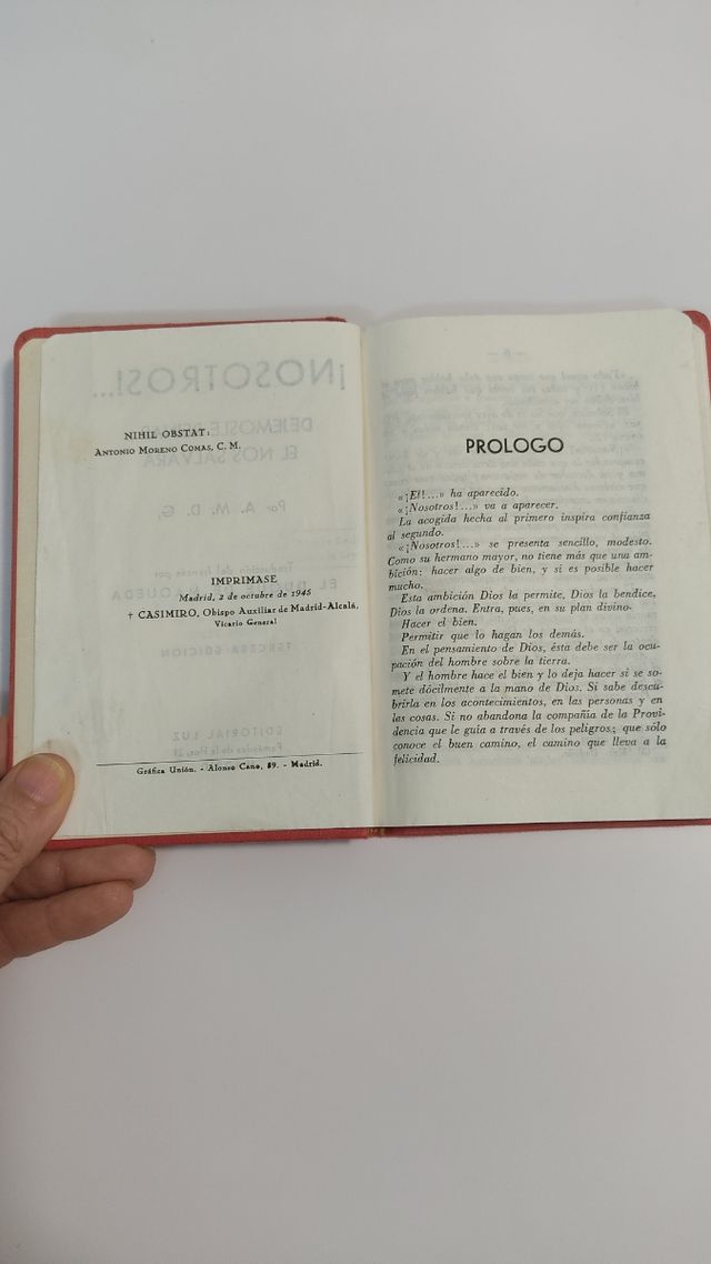 Libros antiguos religiosos s.XX