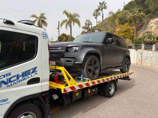 servicio grúa 24 horas en Marbella