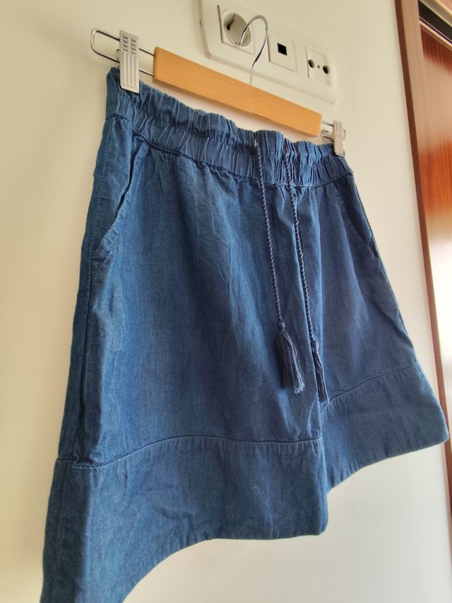 Minifalda vaquera fina