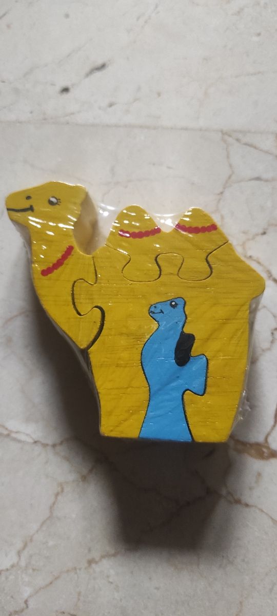 3 Rompecabezas de Madera Animales