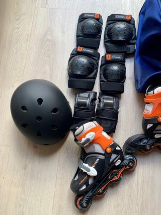 Patines en línea infantiles + protecciones