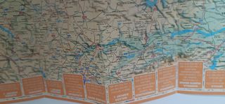 Mapa carreteras España-Portugal Auriga Crown