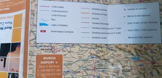 Mapa carreteras España-Portugal Auriga Crown