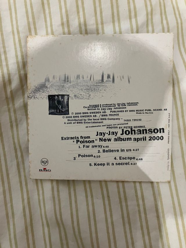 CD Jay-Jay Johanson - Poison disco musica