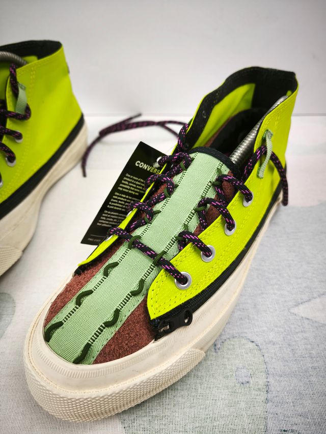 Converse - Sapatilhas Marrons e Verdes 38