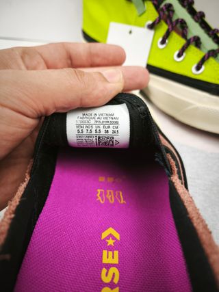 Converse - Sapatilhas Marrons e Verdes 38