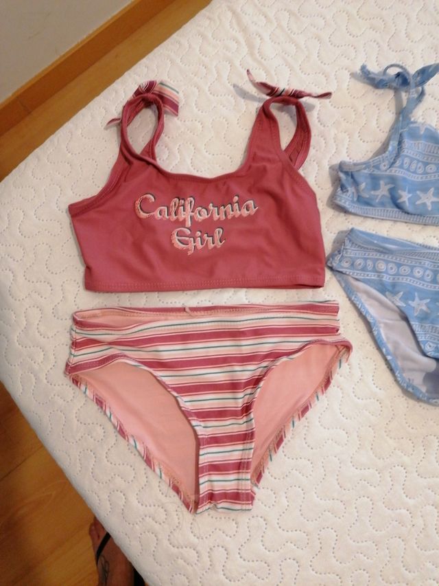 Lote 5  Bikinis niña talla 5