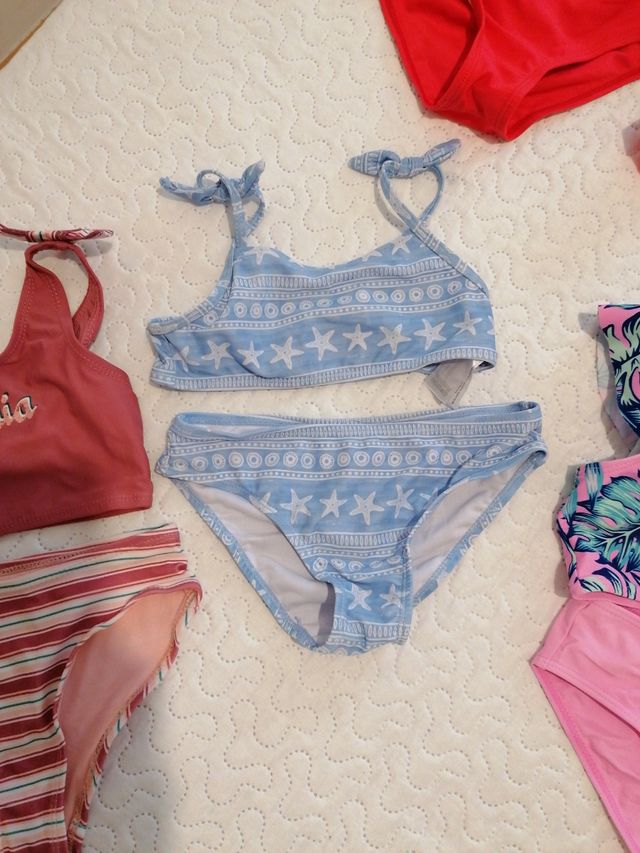 Lote 5  Bikinis niña talla 5