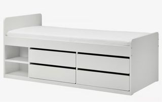 Cama Ikea Slakt c/almacenaje blanca. ESTÁ NUEVA