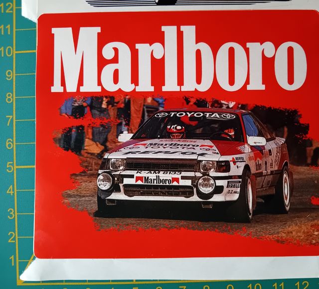 Pegatinas Rally Sainz Marlboro Toyota 90s