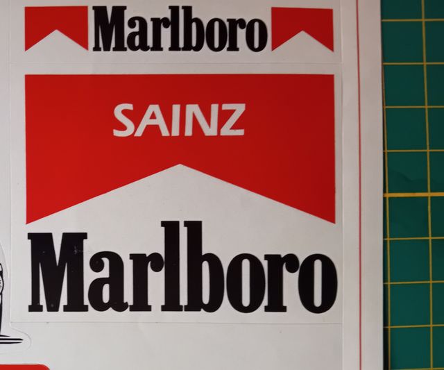 Pegatinas Rally Sainz Marlboro Toyota 90s