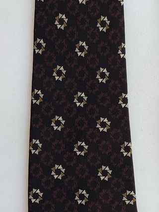 Corbata Fumagalli's seda marrón