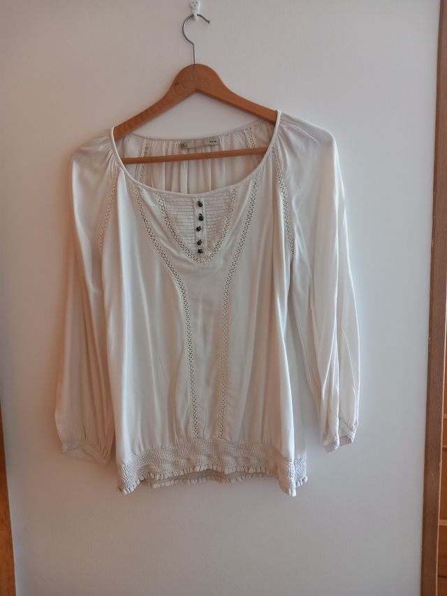 Blusa beige mujer - Talla S