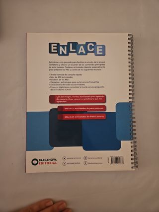 Enlace. Dosier de Lengua castellana. Bachillera...