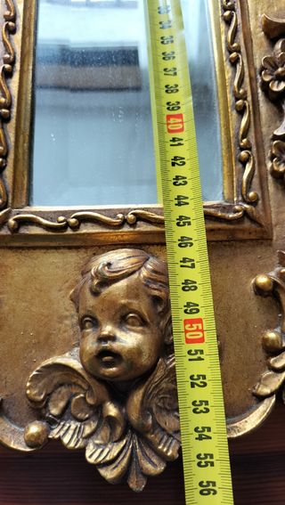 Espejo dorado estilo rococó