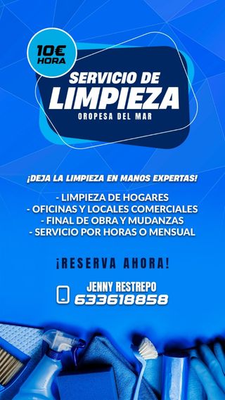 Servicio Limpieza Oropesa 633618858