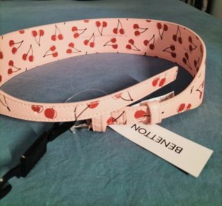 Cintura Benetton ciliegie rosa