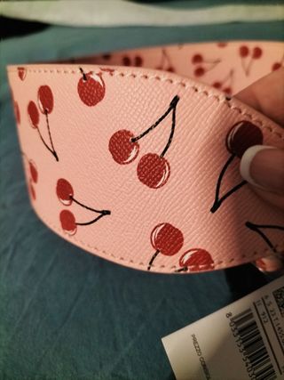 Cintura Benetton ciliegie rosa