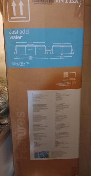 Piscina Intex 2.20x1.50x0.60m