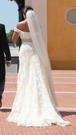 Vestido novia Frans Sarabia blanco