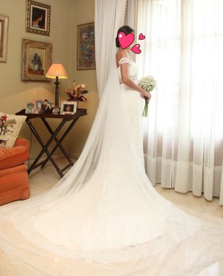 Vestido novia Frans Sarabia blanco