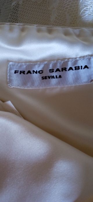 Vestido novia Frans Sarabia blanco