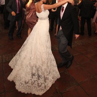 Vestido novia Frans Sarabia blanco