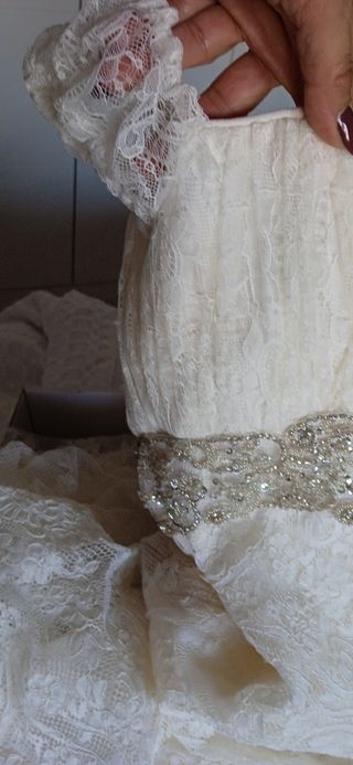 Vestido novia Frans Sarabia blanco