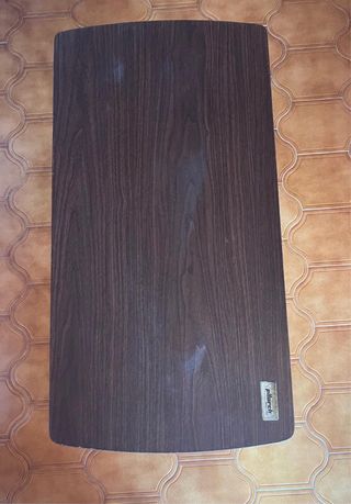 Mesa TV vintage - Madera y metal