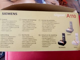 Teléfono inalámbrico Alcatel antiguo