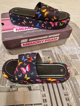 Sandalias de Temu plataforma multicolor talla 38