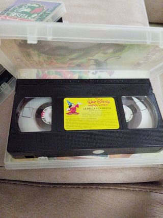 VHS Disney: Blancanieves, Bella y Bestia, Cenicien