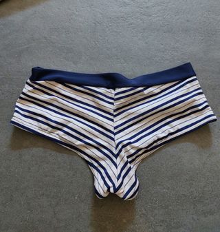 Costume da bagno bambina a righe