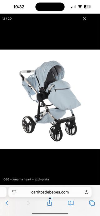 Junama Heart - Azul-Plata