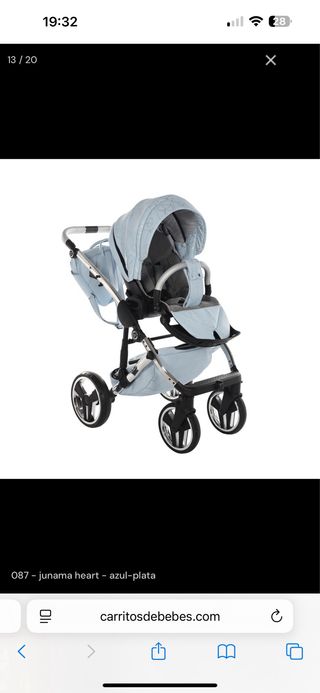 Junama Heart - Azul-Plata