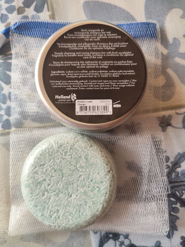 Champú sólido ecológico para perros Groomers Secre