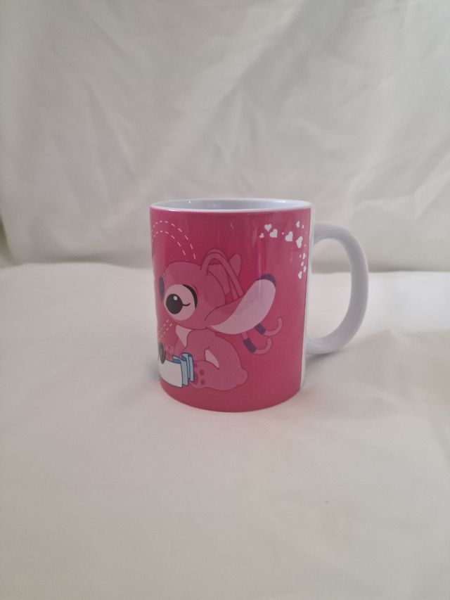 Taza Stitch & Angel: ¡Love is in the air!