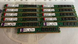 11 modulos RAM DDR3 4Gb