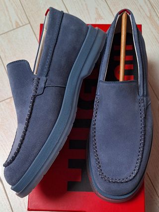 HUGO BOSS - Mocasínes de Ante, Talla 46, NUEVOS