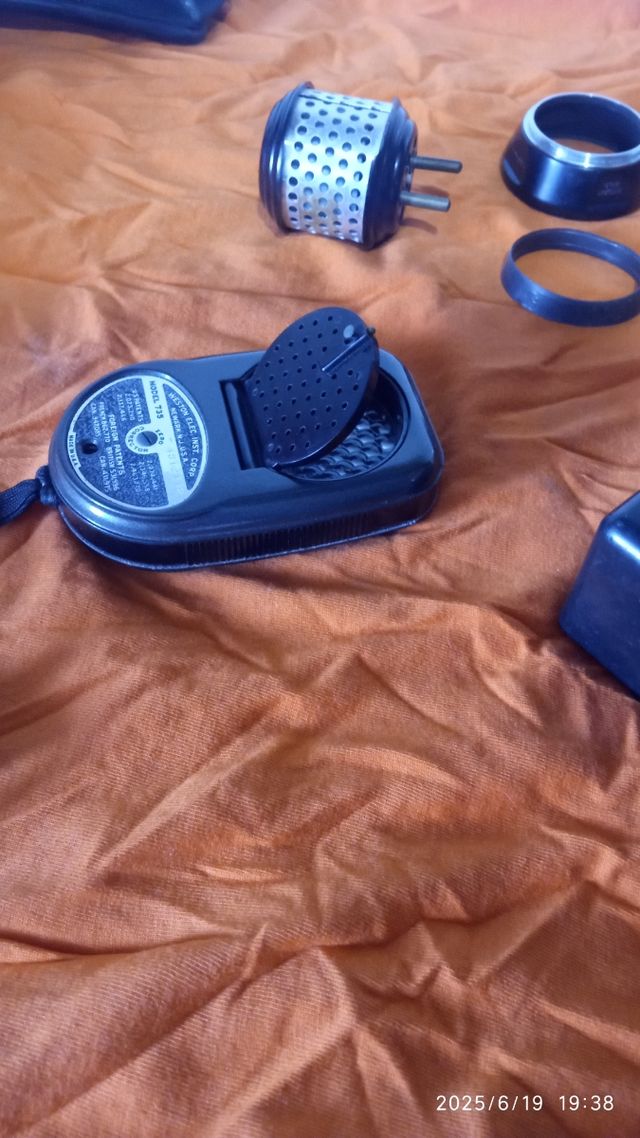 Exposímetro Weston Master y flas Metz