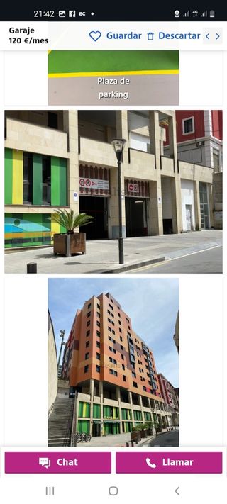 Venta parcela de garaje, Casco Viejo Bio