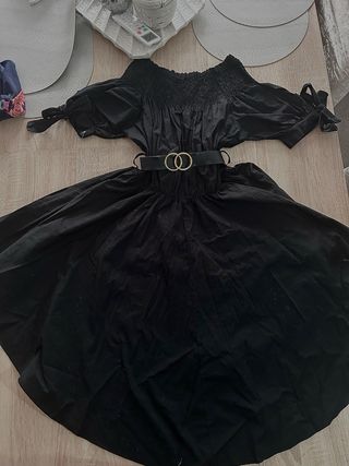 Vestido negro mujer 