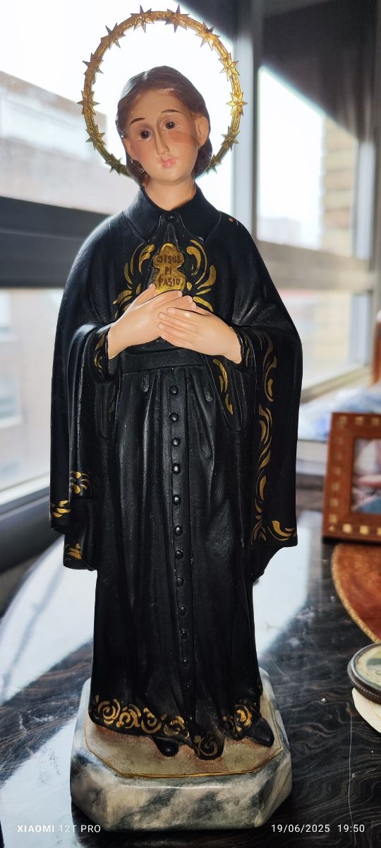 Imagen religiosa Santa Gema  Patrona  farmaceutico