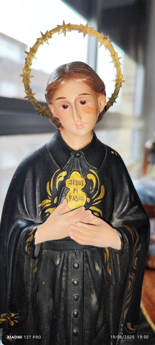 Imagen religiosa Santa Gema  Patrona  farmaceutico