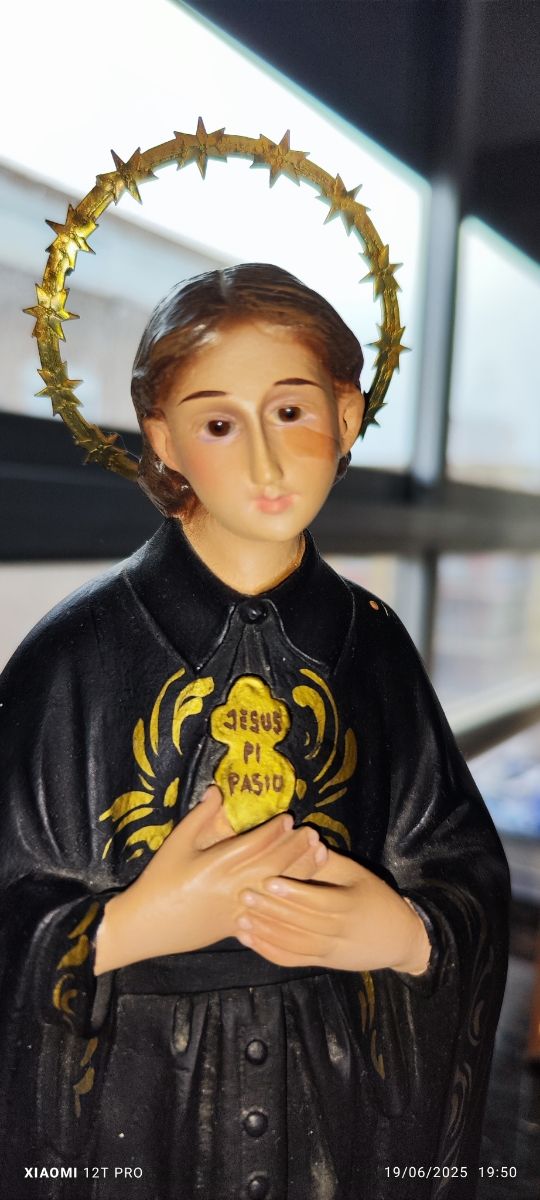 Imagen religiosa Santa Gema  Patrona  farmaceutico