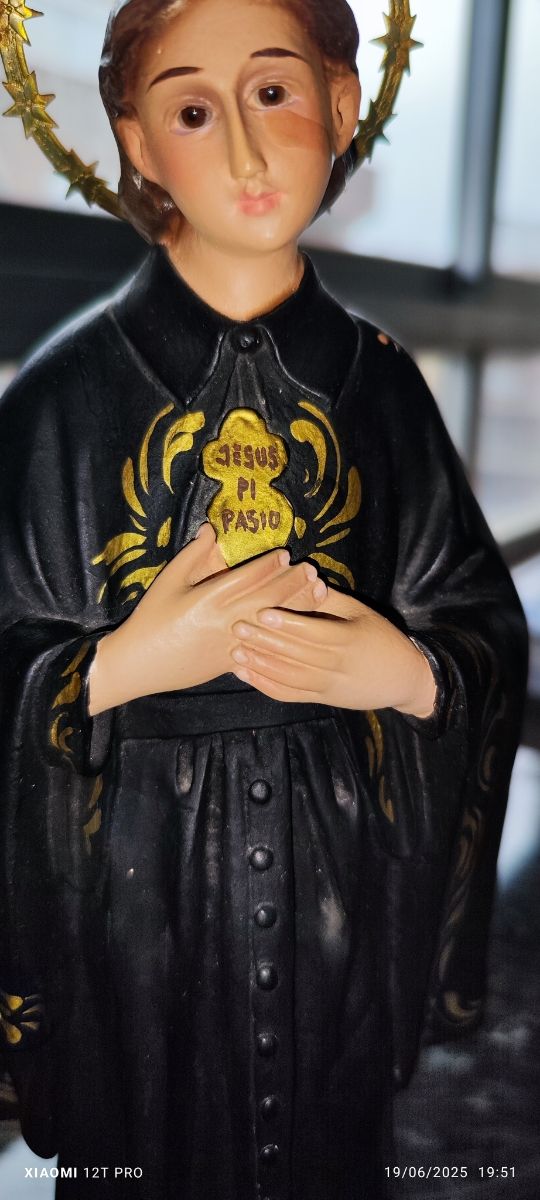 Imagen religiosa Santa Gema  Patrona  farmaceutico