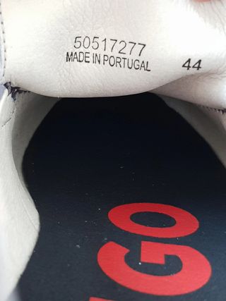 HUGO Suede Leather Moccasin, Size 44, NEW with Box