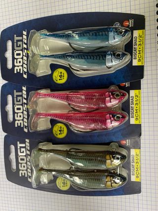 Señuelos 360GT Coastal Biscay Shad (3uds)
